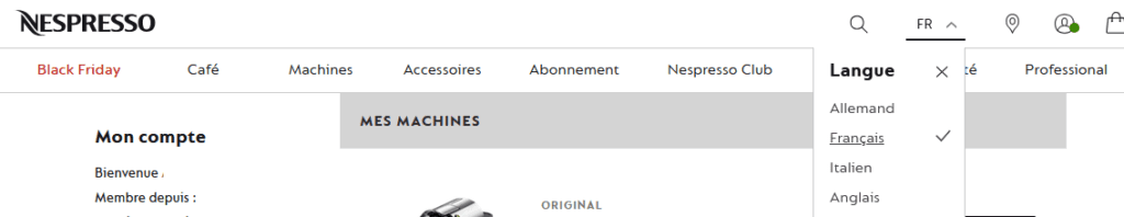 Change language how?