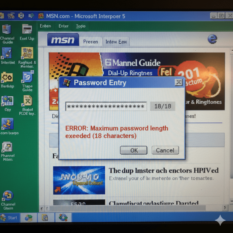 18 Character Password Throwback